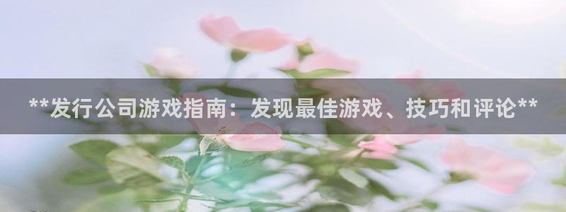 天辰注册链接怎么弄：**发行公司游戏指南：发现最佳游戏、技巧和评论**